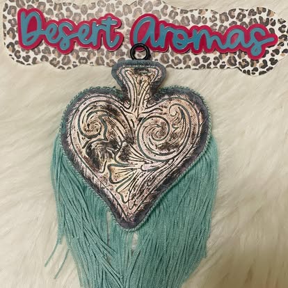 Tooled Leather Spade